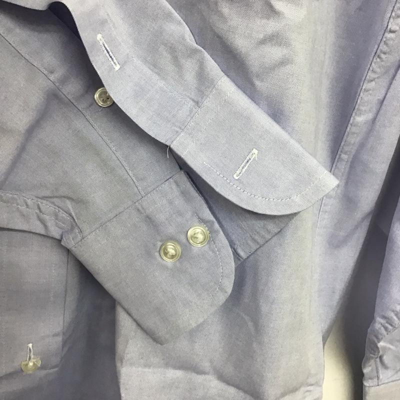 ウ゛ァンヒューゼン VANHEUSEN シャツ、ブラウス 長袖 長袖シャツ 無地シャツ カラーシャツ 無地 水色 / ライトブルー /  メンズ USED 古着 中古 10150686