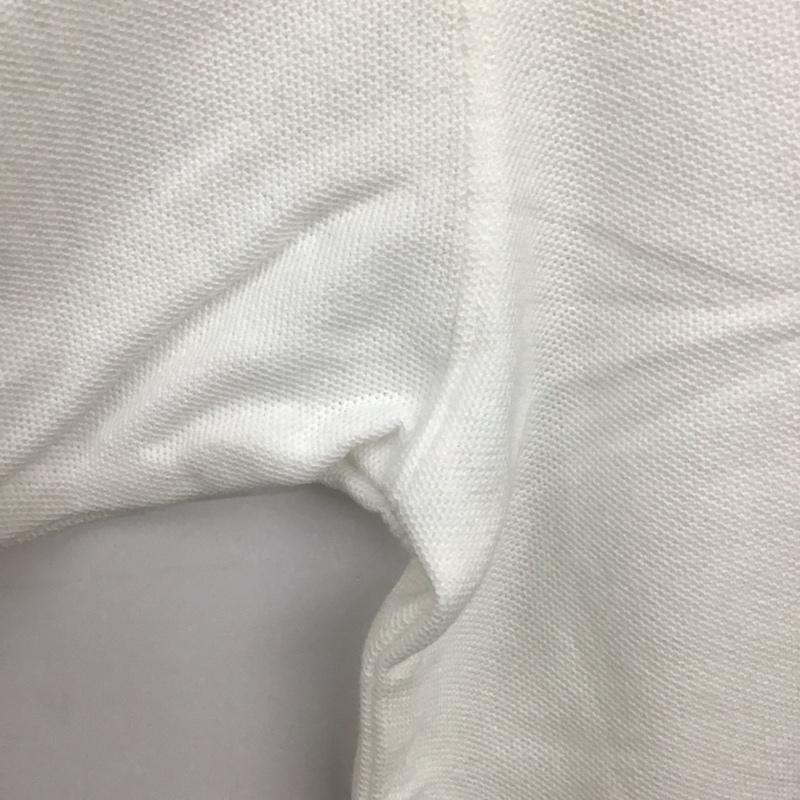 ナイキ NIKE ポロシャツ 半袖 半袖ポロシャツ カラーシャツ 半袖カットソー XL ロゴ、文字 白 / ホワイト /  メンズ USED 古着 中古 10150688
