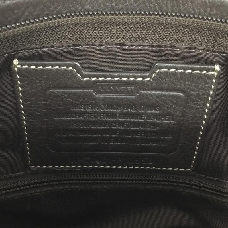 コーチ COACH トートバッグ トートバッグ F70558 ヘリテージウェブ ショルダー 2WAY ロゴ、文字 ダークブラウン / ダークブラウン /  メンズ USED 古着 中古 10150691