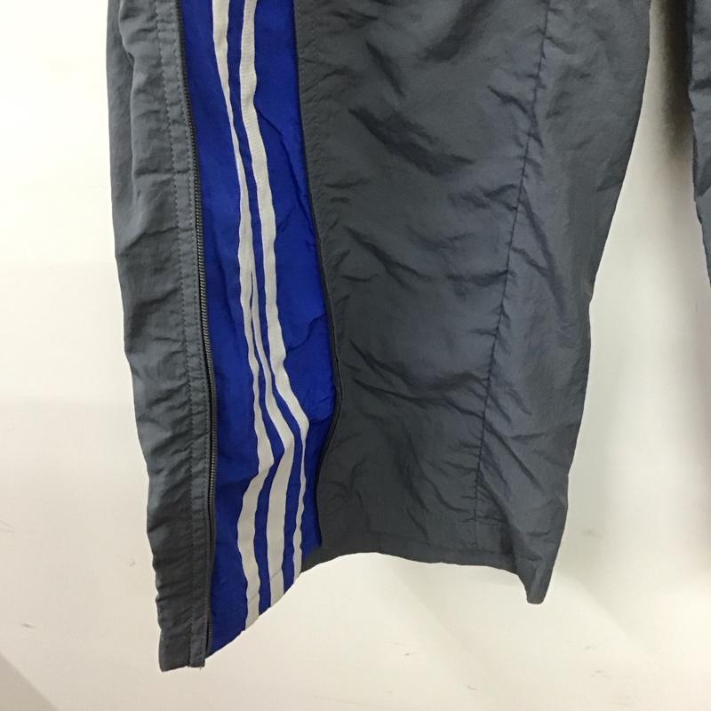 アディダス adidas パンツ ワークパンツ、ペインターパンツ ワークパンツ ワイドパンツ カジュアルパンツ ナイロンパンツ ORDINARYPEOPLE S ロゴ、文字 灰 / グレー /  メンズ USED 古着 中古 10150692