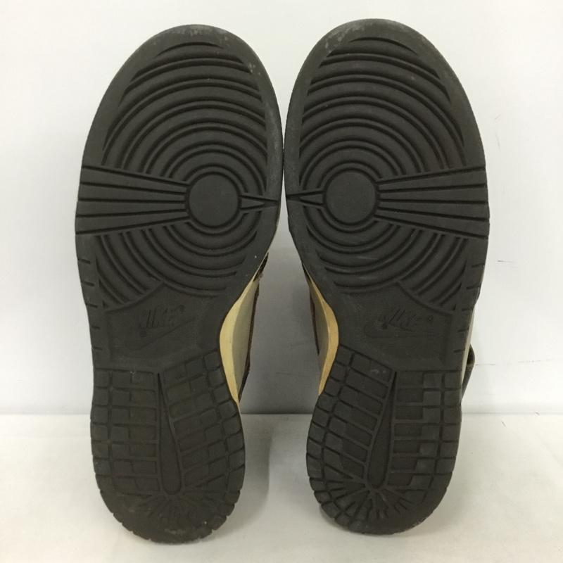 ナイキ NIKE スニーカー スニーカー 306968 221 DUNK HIGH PREMIUM 26.5cm 26.5cm ロゴ、文字 ダークブラウン / ダークブラウン / X カーキ / カーキ /  メンズ USED 古着 中古 10150693