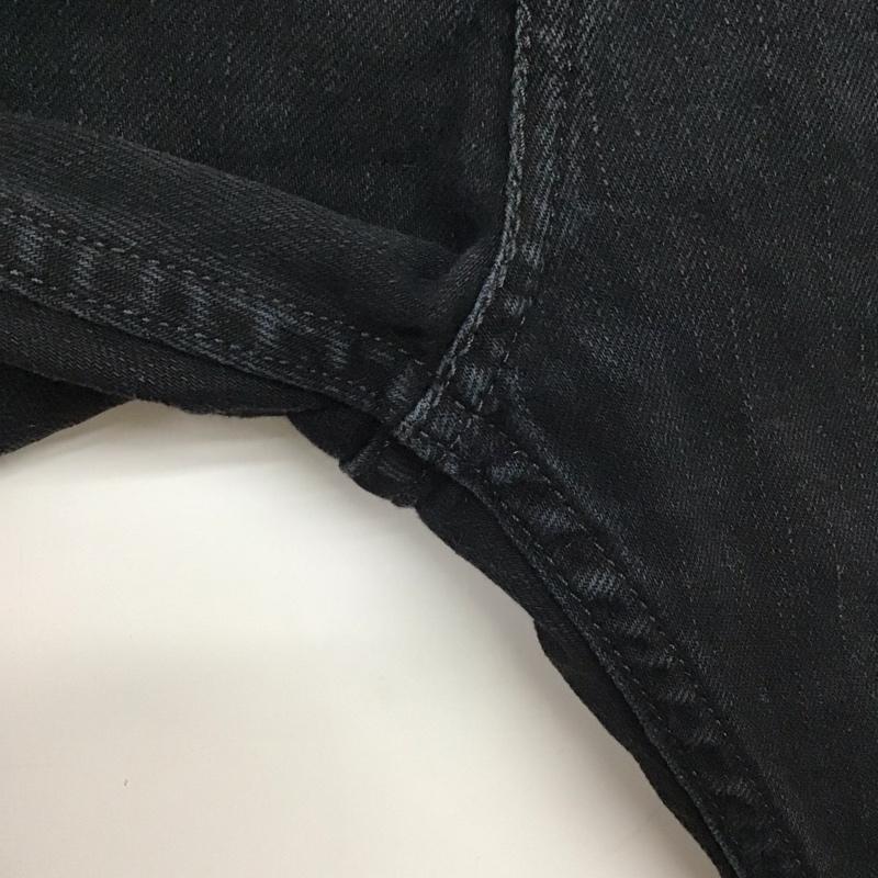 リーバイストラウスアンドコー Levi Strauss & co. パンツ デニム、ジーンズ デニムパンツ スリムパンツ カジュアルパンツ ストレッチパンツ 29インチ 無地 黒 / ブラック /  メンズ USED 古着 中古 10150694
