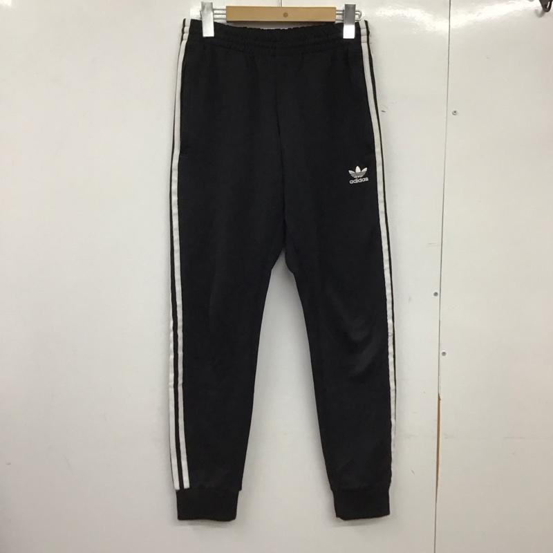アディダス adidas パンツ ワークパンツ、ペインターパンツ gf0210 トラックパンツ スポーツウェア M ロゴ、文字 黒 / ブラック /  メンズ USED 古着 中古 10150696
