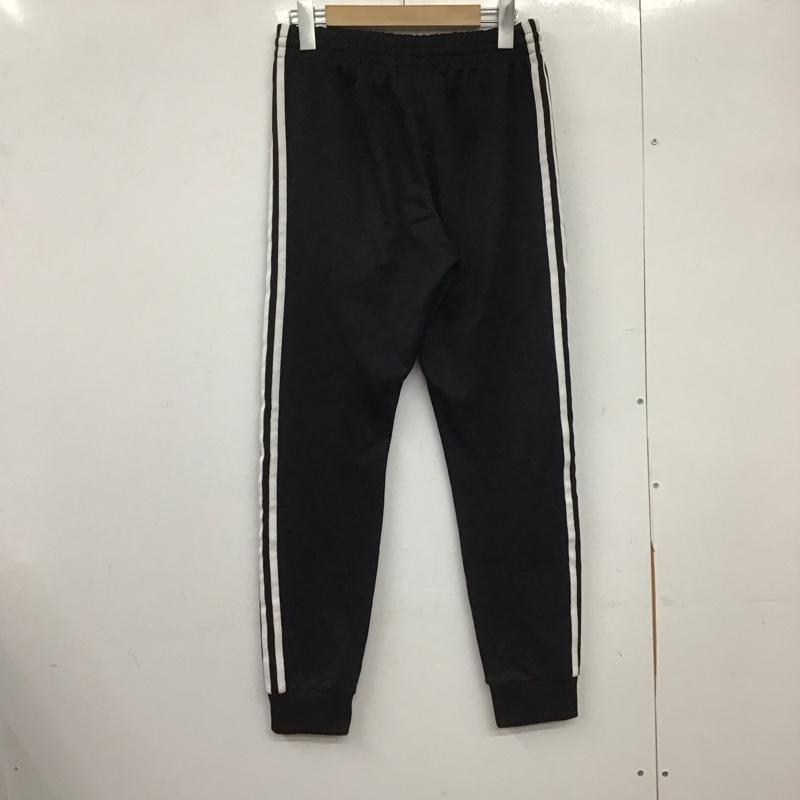 アディダス adidas パンツ ワークパンツ、ペインターパンツ gf0210 トラックパンツ スポーツウェア M ロゴ、文字 黒 / ブラック /  メンズ USED 古着 中古 10150696