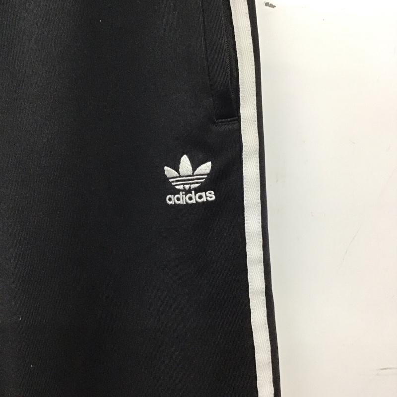 アディダス adidas パンツ ワークパンツ、ペインターパンツ gf0210 トラックパンツ スポーツウェア M ロゴ、文字 黒 / ブラック /  メンズ USED 古着 中古 10150696
