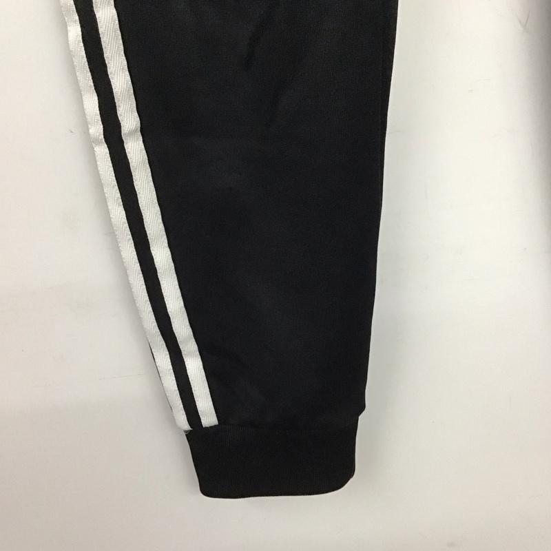 アディダス adidas パンツ ワークパンツ、ペインターパンツ gf0210 トラックパンツ スポーツウェア M ロゴ、文字 黒 / ブラック /  メンズ USED 古着 中古 10150696