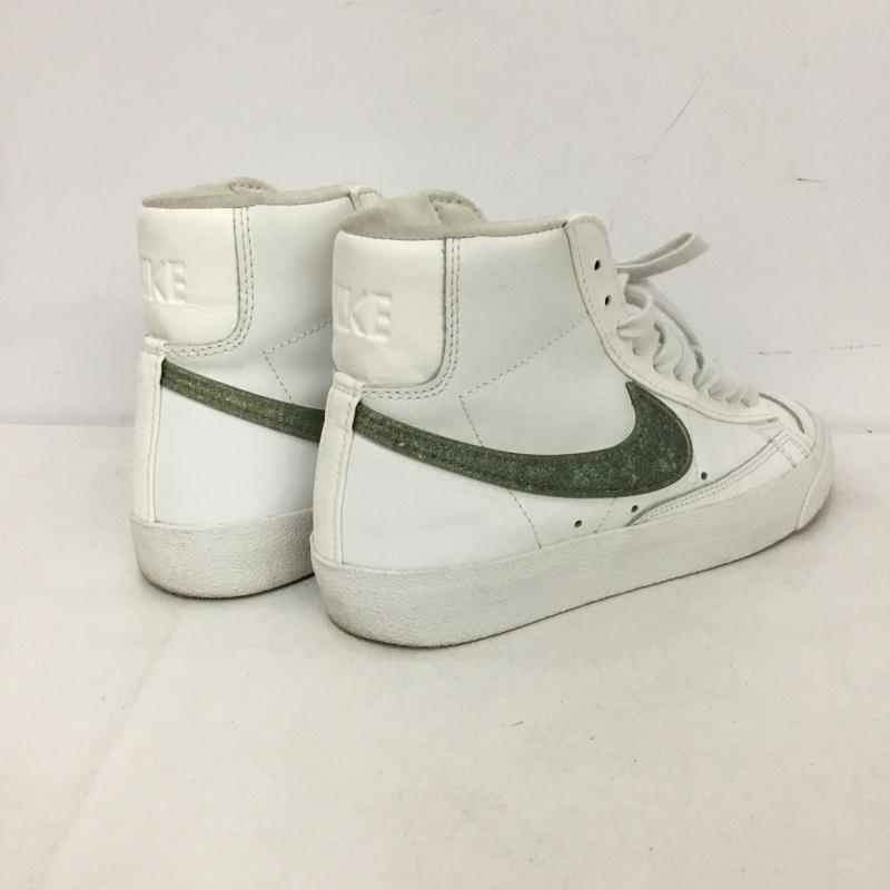 ナイキ NIKE スニーカー スニーカー DH4399 100 WMNS BLAZER MID 77 23cm 23.0cm ロゴ、文字 白 / ホワイト / X 薄緑 / ライトグリーン /  レディース USED 古着 中古 10150700