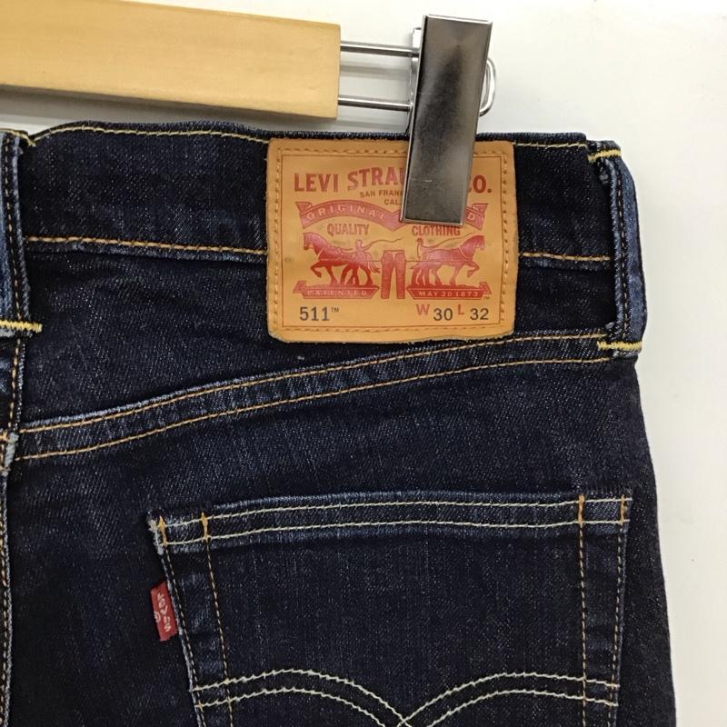 リーバイストラウスアンドコー Levi Strauss & co. パンツ デニム、ジーンズ デニムパンツ スリムパンツ カジュアルパンツ ストレッチパンツ 30インチ 無地 インディゴ / インディゴ /  メンズ USED 古着 中古 10150701