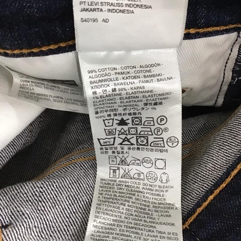 リーバイストラウスアンドコー Levi Strauss & co. パンツ デニム、ジーンズ デニムパンツ スリムパンツ カジュアルパンツ ストレッチパンツ 30インチ 無地 インディゴ / インディゴ /  メンズ USED 古着 中古 10150701