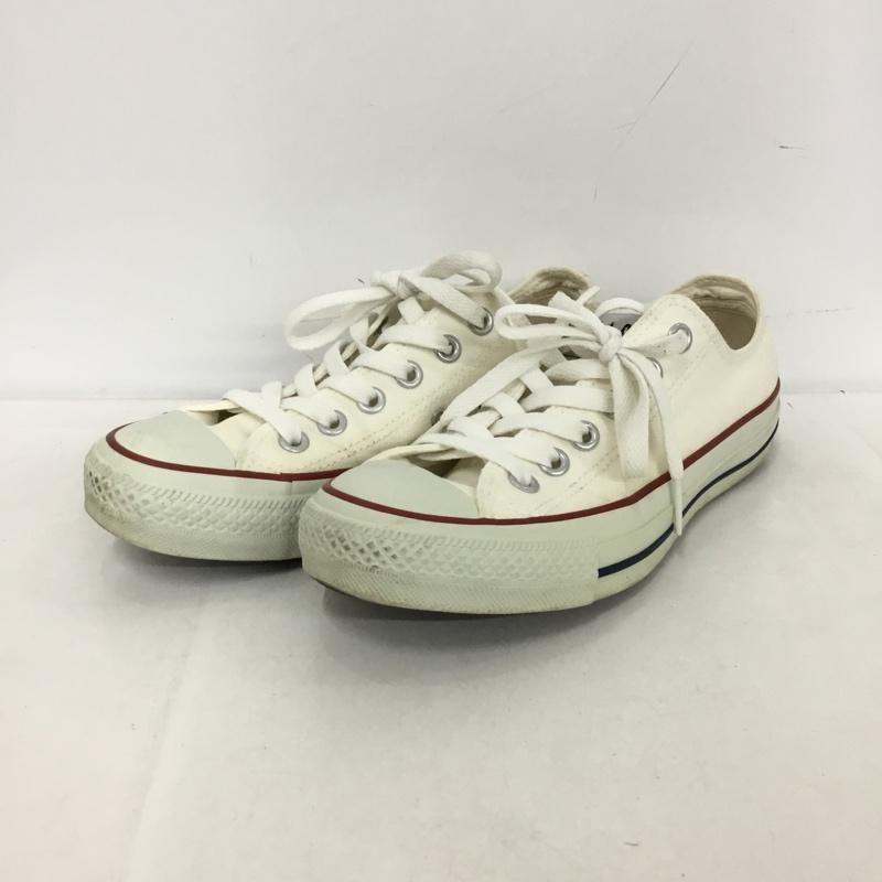 コンバース CONVERSE スニーカー スニーカー 1902 ローカット All Star 23.5cm 23.5cm ロゴ、文字 白 / ホワイト /  レディース USED 古着 中古 10150702