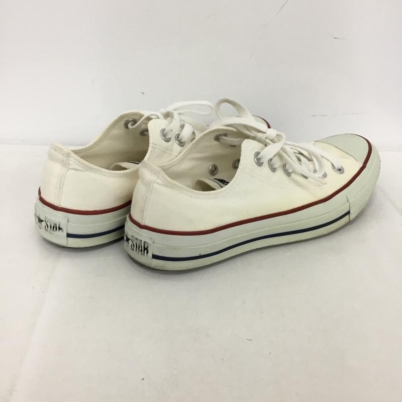 コンバース CONVERSE スニーカー スニーカー 1902 ローカット All Star 23.5cm 23.5cm ロゴ、文字 白 / ホワイト /  レディース USED 古着 中古 10150702
