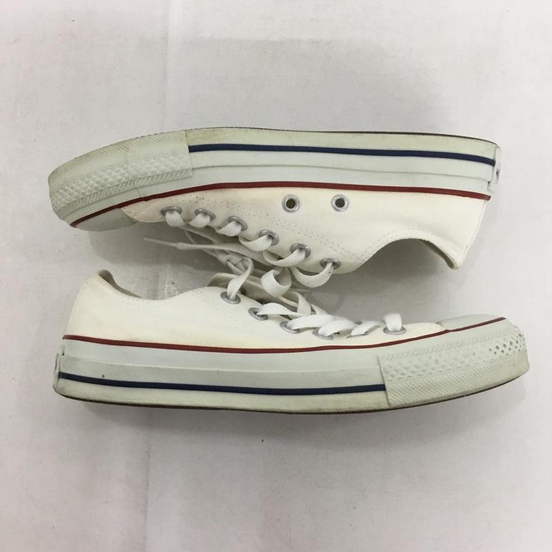 コンバース CONVERSE スニーカー スニーカー 1902 ローカット All Star 23.5cm 23.5cm ロゴ、文字 白 / ホワイト /  レディース USED 古着 中古 10150702