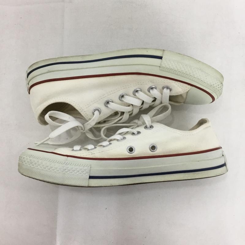 コンバース CONVERSE スニーカー スニーカー 1902 ローカット All Star 23.5cm 23.5cm ロゴ、文字 白 / ホワイト /  レディース USED 古着 中古 10150702