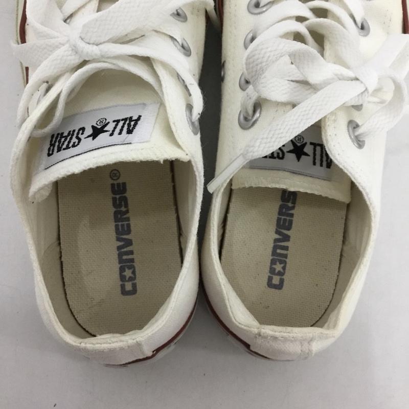 コンバース CONVERSE スニーカー スニーカー 1902 ローカット All Star 23.5cm 23.5cm ロゴ、文字 白 / ホワイト /  レディース USED 古着 中古 10150702