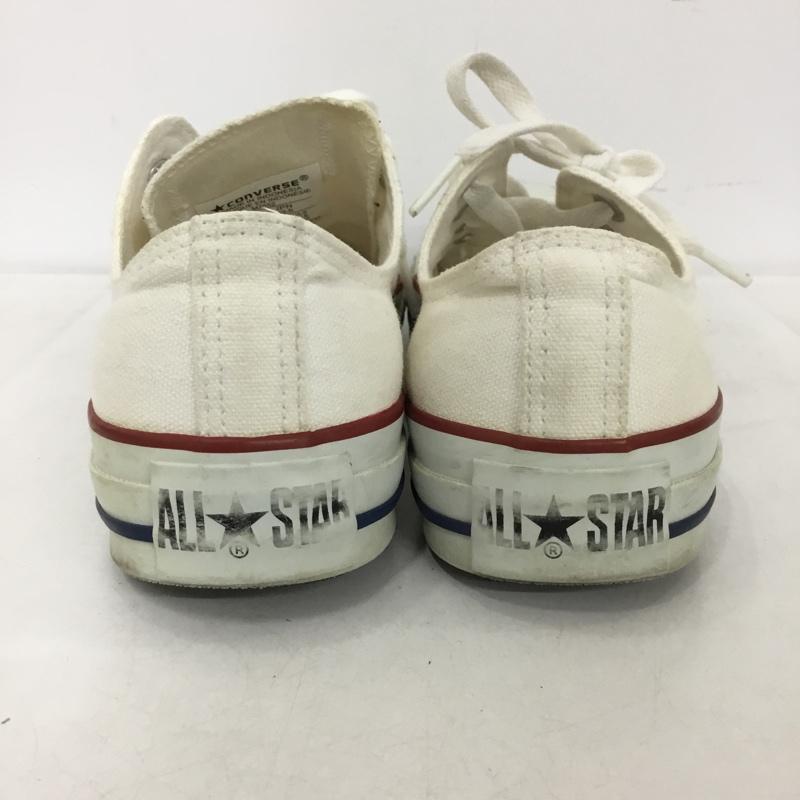 コンバース CONVERSE スニーカー スニーカー 1902 ローカット All Star 23.5cm 23.5cm ロゴ、文字 白 / ホワイト /  レディース USED 古着 中古 10150702
