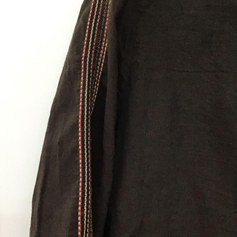 ドリスヴァンノッテン DRIES VAN NOTEN ジャケット、上着 ジャケット、ブレザー カジュアルジャケット アウター カラージャケット 46 刺繍 茶 / ブラウン /  メンズ USED 古着 中古 10150711