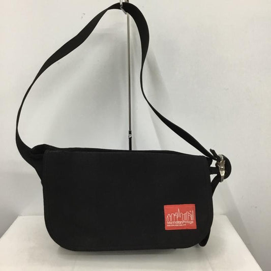 マンハッタンポーテージ Manhattan Portage メッセンジャーバッグ メッセンジャーバッグ ショルダーバッグ ロゴ、文字 黒 / ブラック /  メンズ USED 古着 中古 10150712