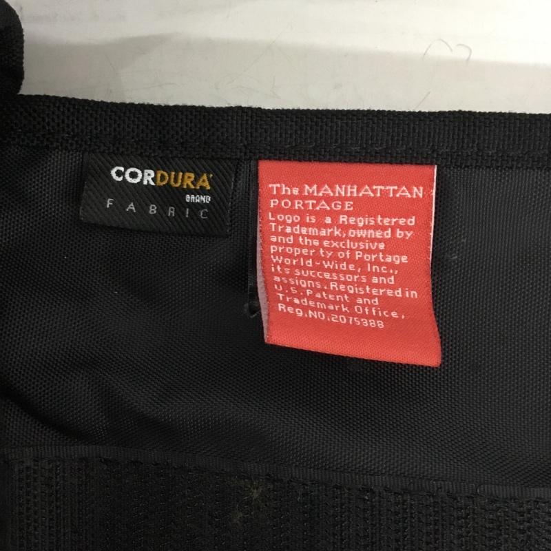 マンハッタンポーテージ Manhattan Portage メッセンジャーバッグ メッセンジャーバッグ ショルダーバッグ ロゴ、文字 黒 / ブラック /  メンズ USED 古着 中古 10150712