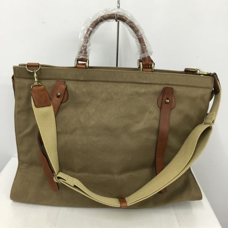 シルバーレイククラブ SILVER LAKE CLUB トートバッグ トートバッグ ショルダーバッグ 2WAY 無地 ベージュ / ベージュ / X 茶 / ブラウン /  メンズ USED 古着 中古 10150728