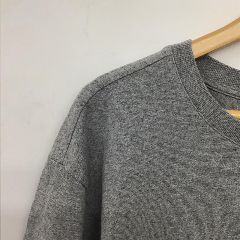 ザノースフェイス THE NORTH FACE Tシャツ 半袖 nt32408z コットンポケットTシャツ プリントTシャツ L ロゴ、文字 灰 / グレー /  メンズ USED 古着 中古 10150729