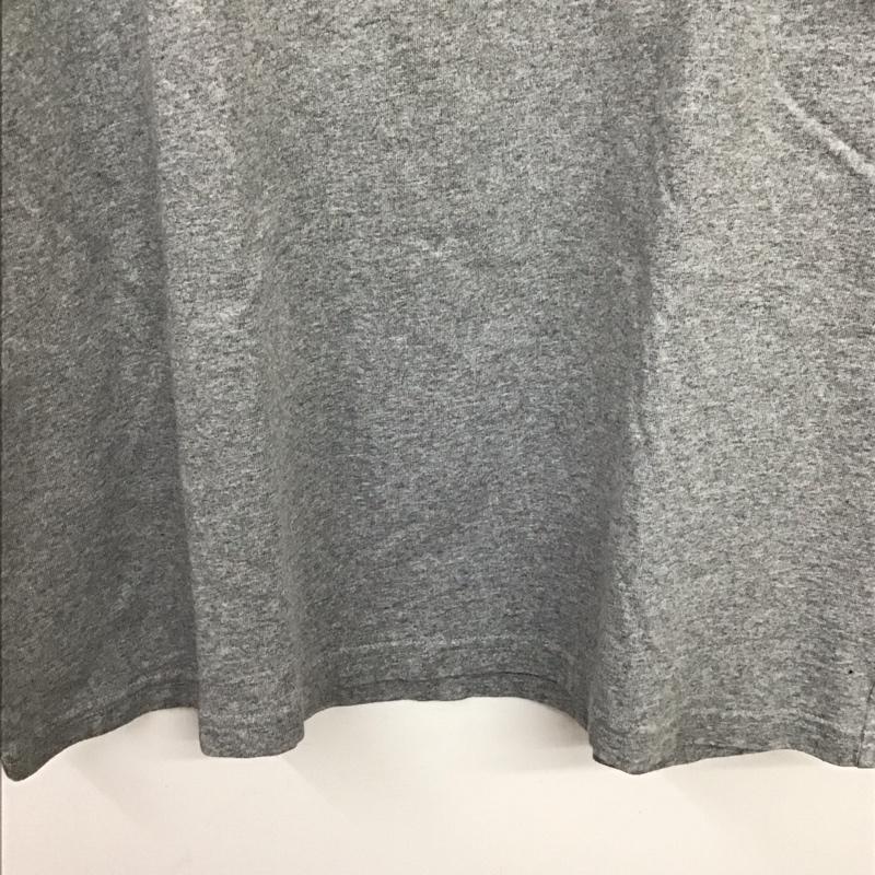 ザノースフェイス THE NORTH FACE Tシャツ 半袖 nt32408z コットンポケットTシャツ プリントTシャツ L ロゴ、文字 灰 / グレー /  メンズ USED 古着 中古 10150729