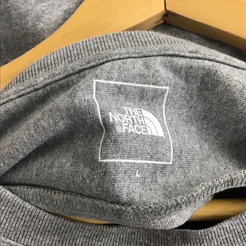 ザノースフェイス THE NORTH FACE Tシャツ 半袖 nt32408z コットンポケットTシャツ プリントTシャツ L ロゴ、文字 灰 / グレー /  メンズ USED 古着 中古 10150729