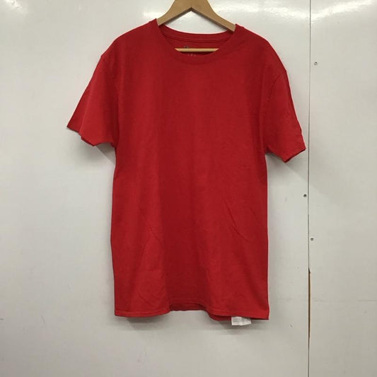 チャンピオン Champion Tシャツ 半袖 半袖カットソー プリントTシャツ クルーネックカットソー L 無地 赤 / レッド /  メンズ USED 古着 中古 10150731