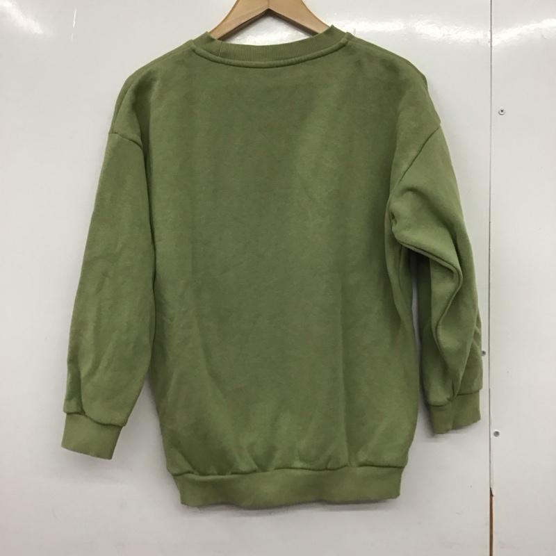 ナイキ NIKE トレーナー 長袖 dv9374-334 Sweatshirt 長袖トレーナー L ロゴ、文字 カーキ / カーキ /  ガールズ USED 古着 中古 10150745