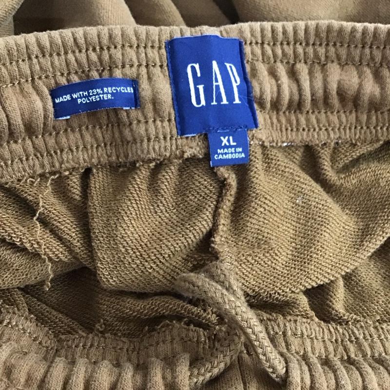 ギャップ GAP パンツ ワークパンツ、ペインターパンツ ワイドパンツ カジュアルパンツ ワークパンツ スウェット XL 無地 茶 / ブラウン /  メンズ USED 古着 中古 10150764