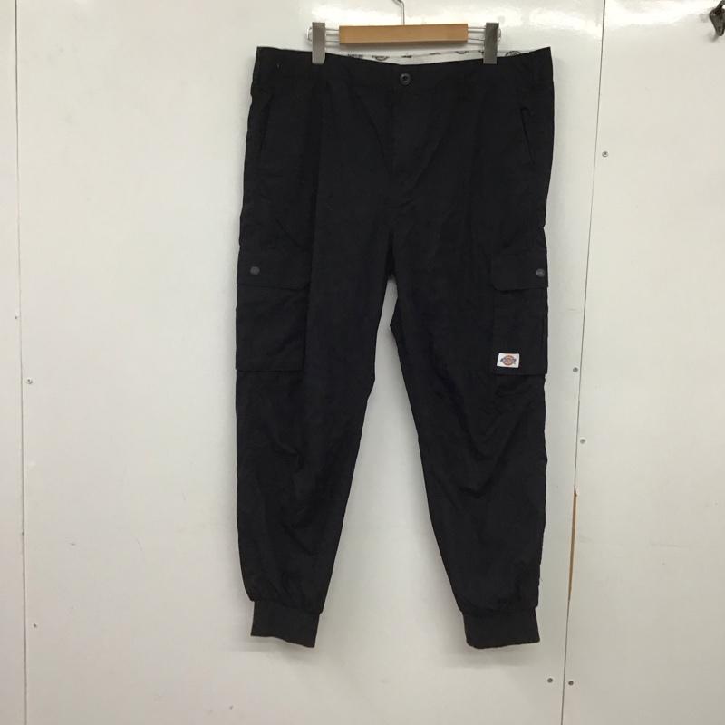 ディッキーズ Dickies パンツ ワークパンツ、ペインターパンツ ワークパンツ ワイドパンツ カジュアルパンツ 七分丈パンツ 34インチ 無地 黒 / ブラック /  メンズ USED 古着 中古 10150767