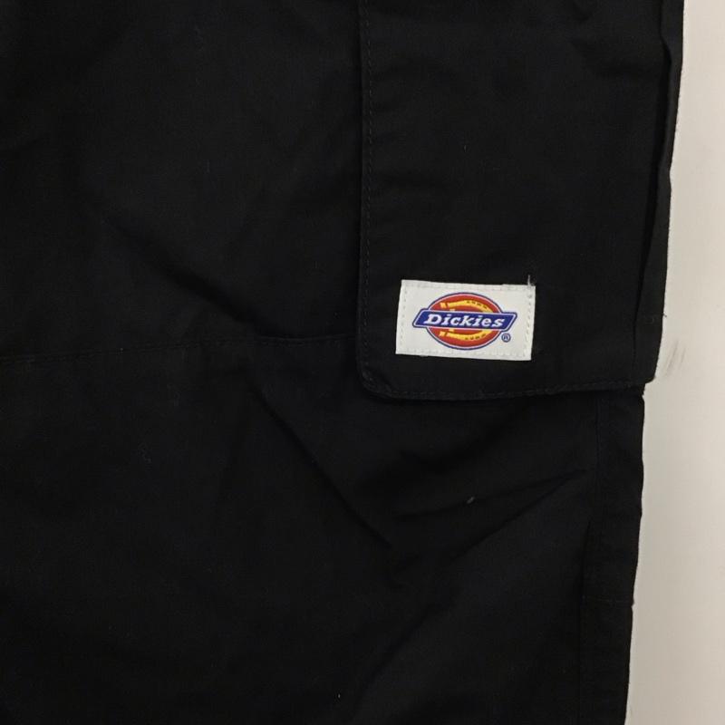 ディッキーズ Dickies パンツ ワークパンツ、ペインターパンツ ワークパンツ ワイドパンツ カジュアルパンツ 七分丈パンツ 34インチ 無地 黒 / ブラック /  メンズ USED 古着 中古 10150767