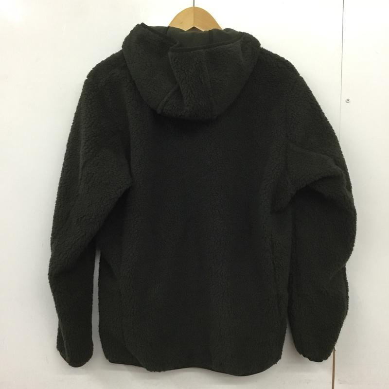 ユニクロ UNIQLO パーカー 長袖 341-409878 防風ボアフリースパーカ タグ付き アウター M 無地 カーキ / カーキ /  メンズ USED 古着 中古 10150772