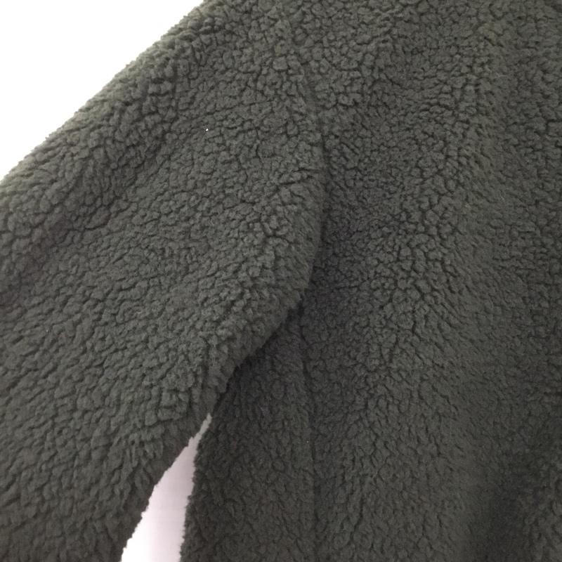 ユニクロ UNIQLO パーカー 長袖 341-409878 防風ボアフリースパーカ タグ付き アウター M 無地 カーキ / カーキ /  メンズ USED 古着 中古 10150772