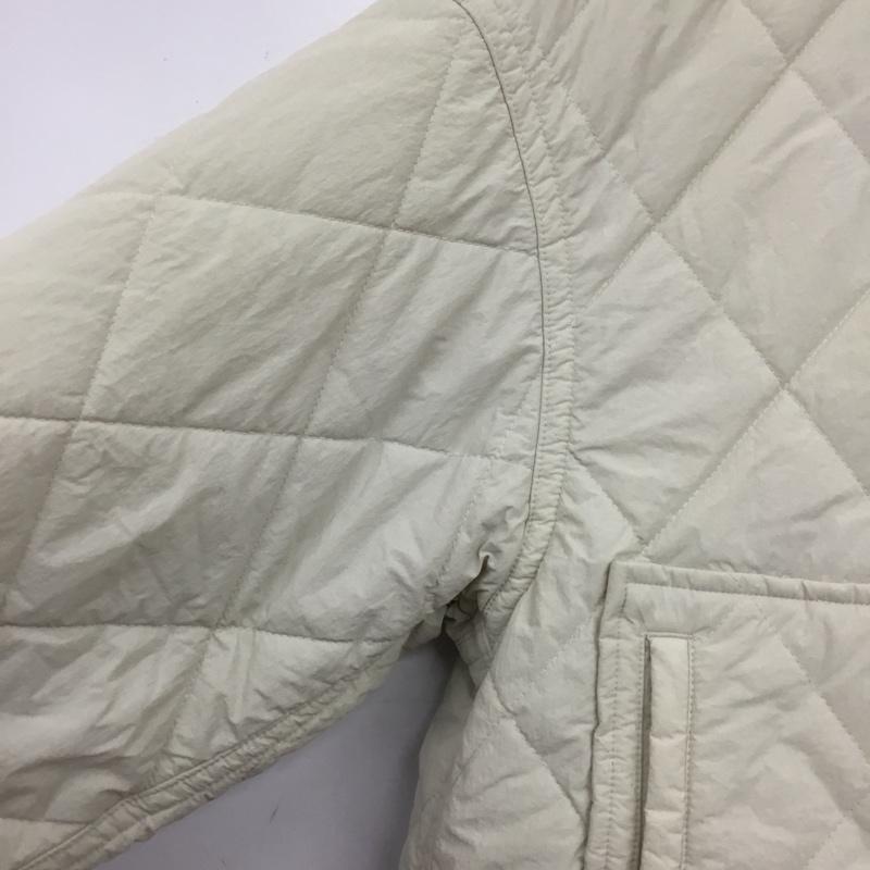ローリーズファーム LOWRYS FARM ジャケット、上着 ジャンパー、ブルゾン LF722061AD ナイロンブルゾン 中綿ジャケット キルティング FREE 無地 アイボリー / アイボリー /  レディース USED 古着 中古 10150777
