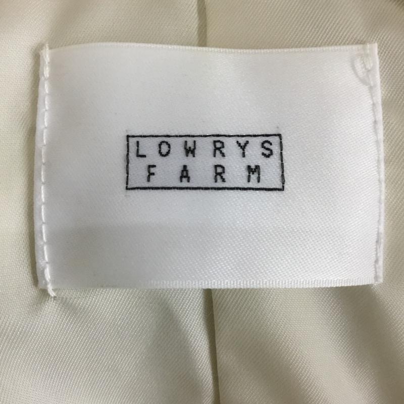 ローリーズファーム LOWRYS FARM ジャケット、上着 ジャンパー、ブルゾン LF722061AD ナイロンブルゾン 中綿ジャケット キルティング FREE 無地 アイボリー / アイボリー /  レディース USED 古着 中古 10150777