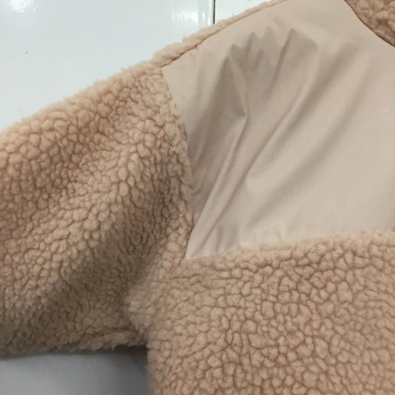 チャンピオン Champion パーカー 長袖 114764 ボアフリースジャケット フーディー S ロゴ、文字 桃 / ピンク /  レディース USED 古着 中古 10150778