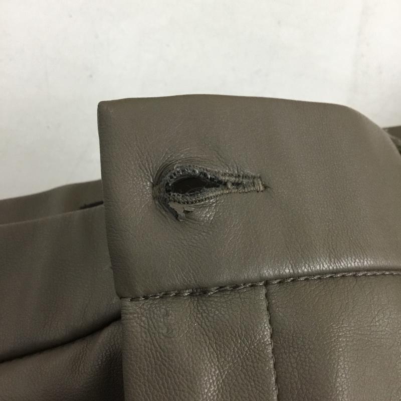 ザラ ZARA ボトムス ボトムス 2712 253 832 フェイクレザーパンツ フェイクレザーレギンス XS 無地 グレージュ / グレージュ /  レディース USED 古着 中古 10150780