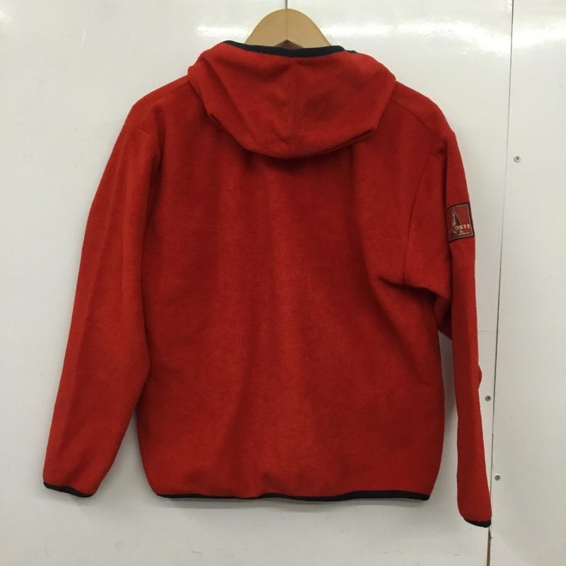 ラコステ LACOSTE パーカー 長袖 フリース キッズ 160 レディース 160cm ワンポイント 赤 / レッド /  ガールズ USED 古着 中古 10150783