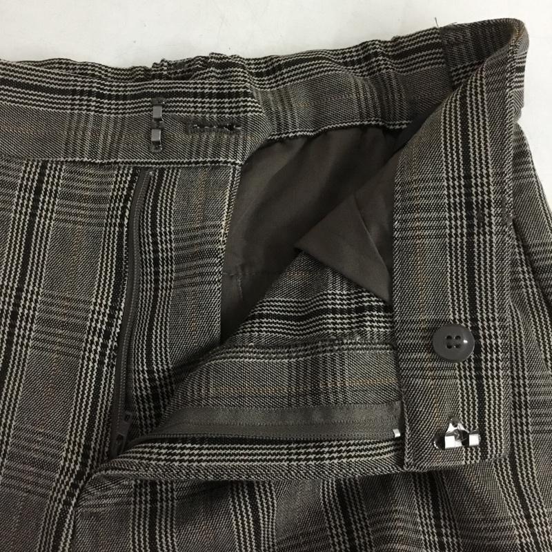 ロペピクニック ROPE  PICNIC パンツ スラックス GDS-53150 チェックスティックパンツ テーパードパンツ 38 チェック 黒 / ブラック / X 茶 / ブラウン / X ベージュ / ベージュ /  レディース USED 古着 中古 10150785