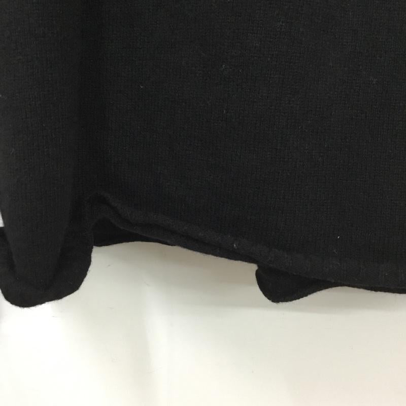 ラウンジリザード LOUNGE LIZARD ニット、セーター 長袖 ラムウール カシミヤ 2 ロゴ、文字 黒 / ブラック /  メンズ USED 古着 中古 10150791