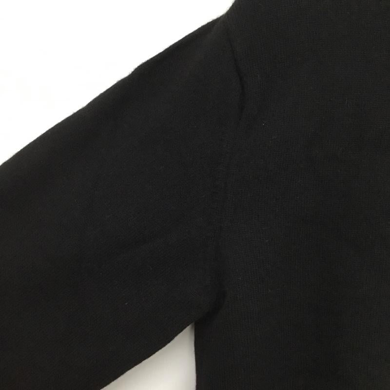 ラウンジリザード LOUNGE LIZARD ニット、セーター 長袖 ラムウール カシミヤ 2 ロゴ、文字 黒 / ブラック /  メンズ USED 古着 中古 10150791