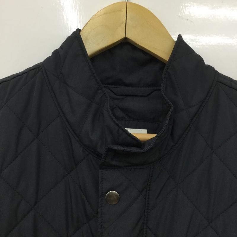 ギャップ GAP ジャケット、上着 ジャケット、ブレザー キルティングジャケット L 無地 紺 / ネイビー /  メンズ USED 古着 中古 10150797