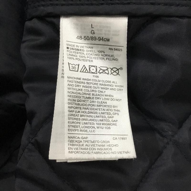 ギャップ GAP ジャケット、上着 ジャケット、ブレザー キルティングジャケット L 無地 紺 / ネイビー /  メンズ USED 古着 中古 10150797