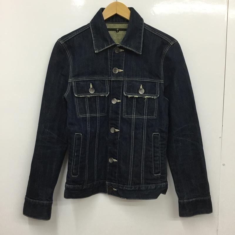 古着 USED ジャケット、上着 ジャケット、ブレザー デニムジャケット 2 無地 紺 / ネイビー /  メンズ USED 古着 中古 10150799