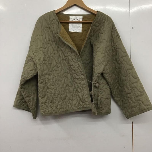 ツムグ tumugu ジャケット、上着 ジャケット、ブレザー TB18332 キルトコート FREE 無地 カーキ / カーキ /  レディース USED 古着 中古 10150801