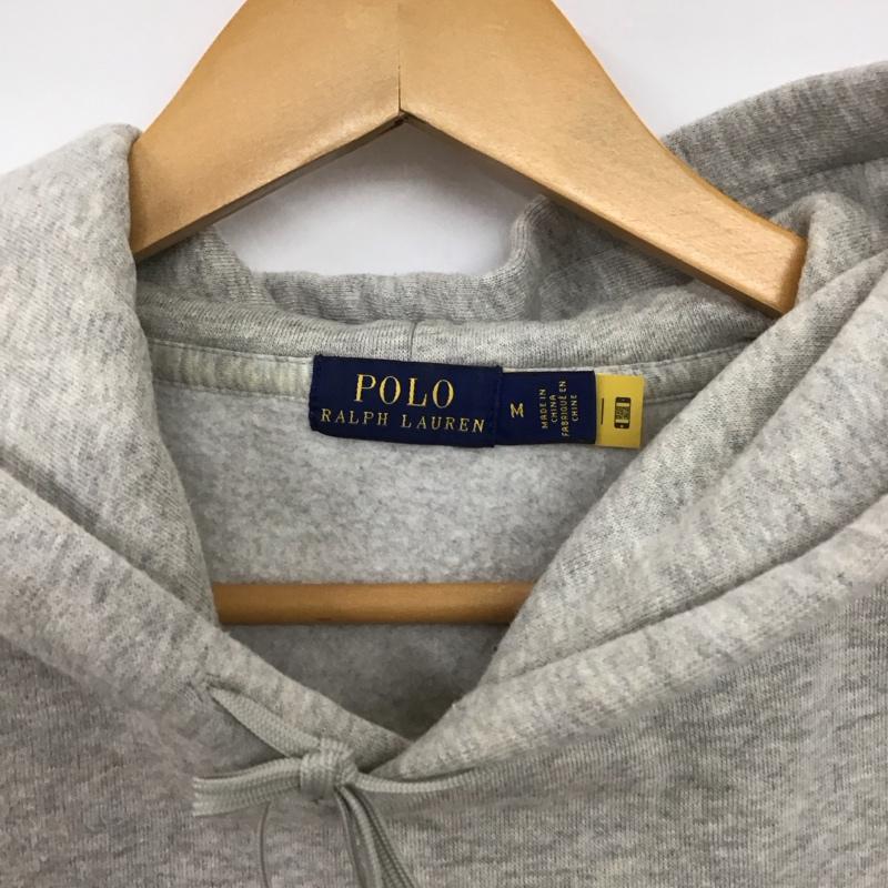 ポロラルフローレン POLO RALPH LAUREN パーカー 長袖 M ロゴ、文字 灰 / グレー /  レディース USED 古着 中古 10150802