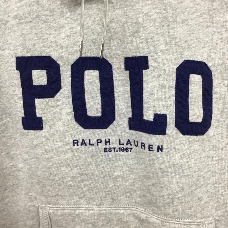 ポロラルフローレン POLO RALPH LAUREN パーカー 長袖 M ロゴ、文字 灰 / グレー /  レディース USED 古着 中古 10150802