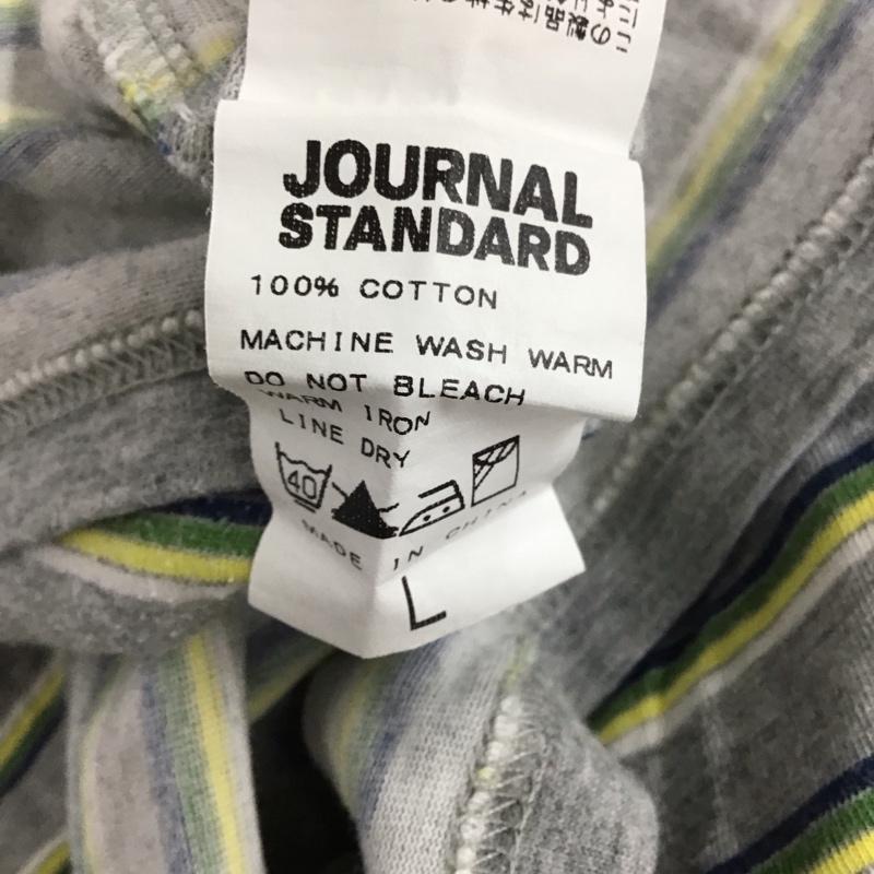 ジャーナルスタンダード JOURNAL STANDARD ポロシャツ 半袖 L ボーダー柄 マルチカラー / マルチカラー /  メンズ USED 古着 中古 10150812