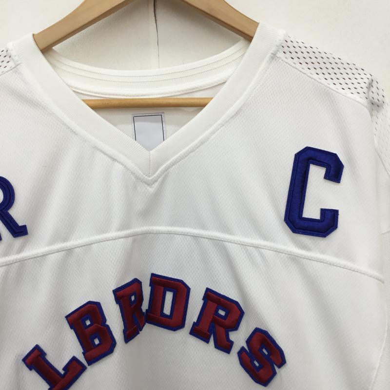 リベレイダース Liberaiders カットソー 半袖 765012301 23SS LR HOCKEY SHIRT L ロゴ、文字 白 / ホワイト / X 青 / ブルー /  メンズ USED 古着 中古 10150822
