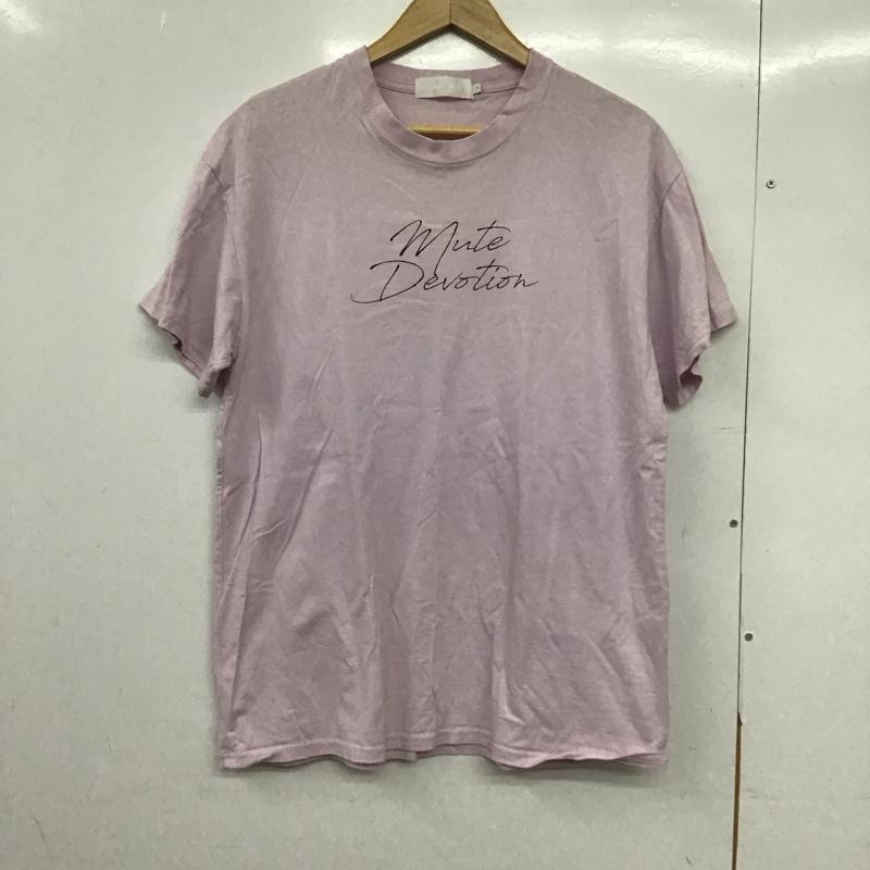 ラバンダ LAVANDA Tシャツ 半袖 LV20SSPO012 宇野実彩子 バックプリント FREE ロゴ、文字 紫 / パープル /  レディース USED 古着 中古 10150828